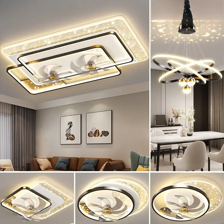 现代简约大气中山灯具客厅卧室餐厅灯静音风扇灯家装套餐组合吊扇,家装灯饰光源,风扇灯,淘宝优惠券,粉丝福利购,淘宝优惠卷