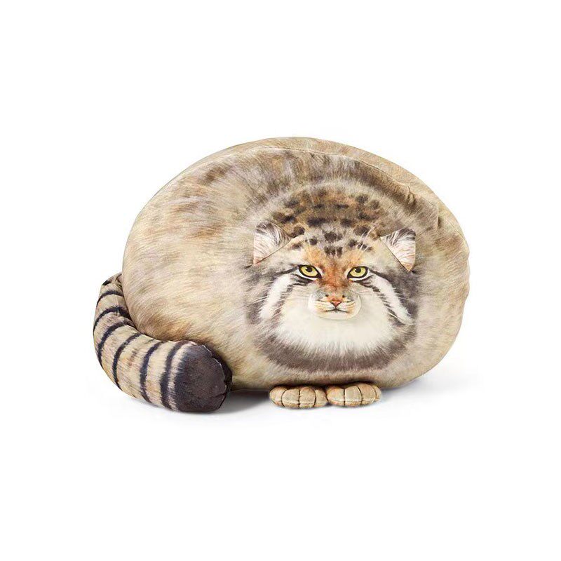 创意可爱日系兔狲抱枕 治愈玩偶靠垫柔软凶猛猫咪毛绒玩具公仔,居家布艺,靠垫/抱枕,淘宝优惠券,粉丝福利购,淘宝优惠卷