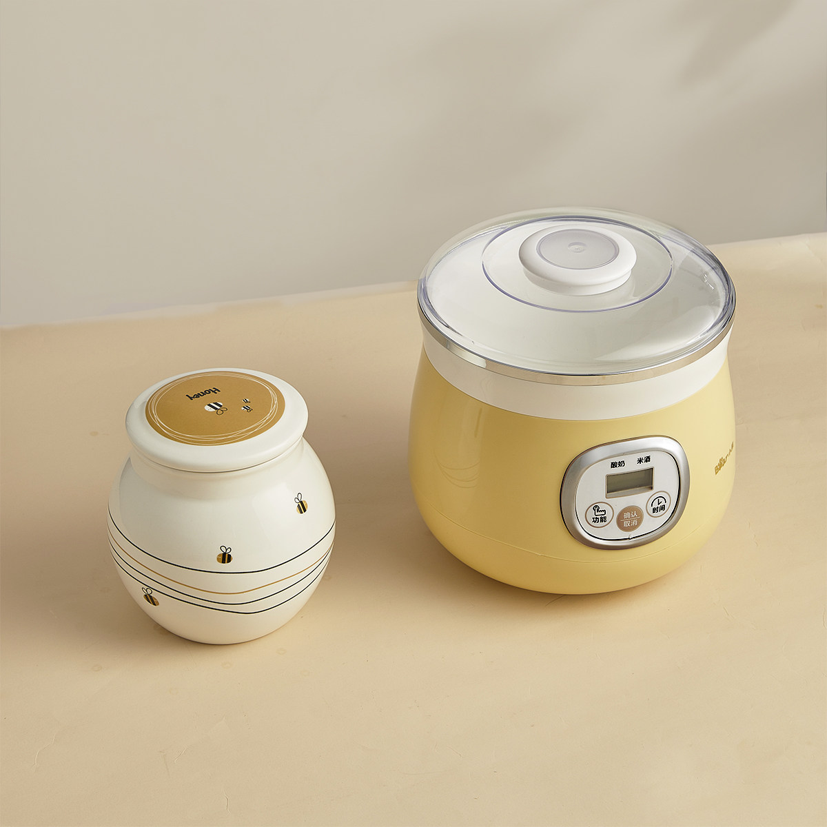 小熊酸奶机SNJ-530原装内胆盖密封圈上盖电源线配件仅配件无内胆