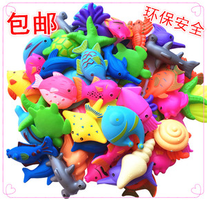 宝宝钓鱼玩具 儿童戏水钓鱼磁性磁铁钓鱼套装厂家直销 小猫钓鱼