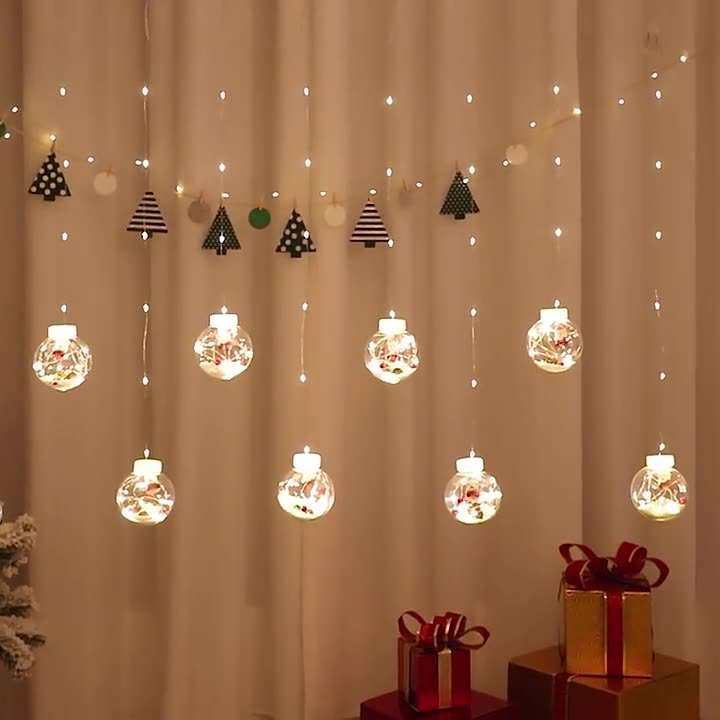 诞树许愿球铜丝窗帘灯串诞老人雪人窗帘灯太阳能灯led灯户外,鲜花速递/花卉仿真/绿植园艺,割草机/草坪机,淘宝优惠券,粉丝福利购,淘宝优惠卷