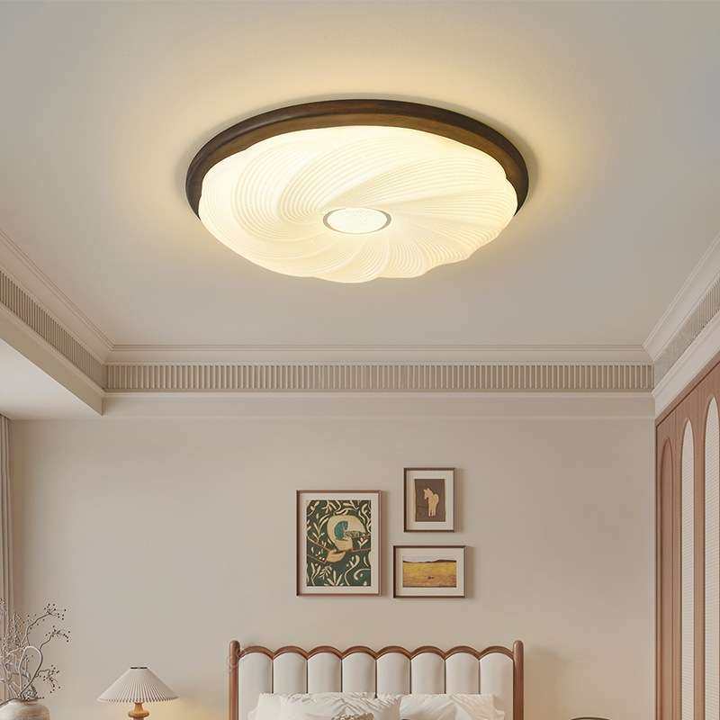 日式胡桃木纹卧室吸顶灯法式中古超薄餐厅简约侘寂书房护眼房间灯,鲜花速递/花卉仿真/绿植园艺,割草机/草坪机,淘宝优惠券,粉丝福利购,淘宝优惠卷