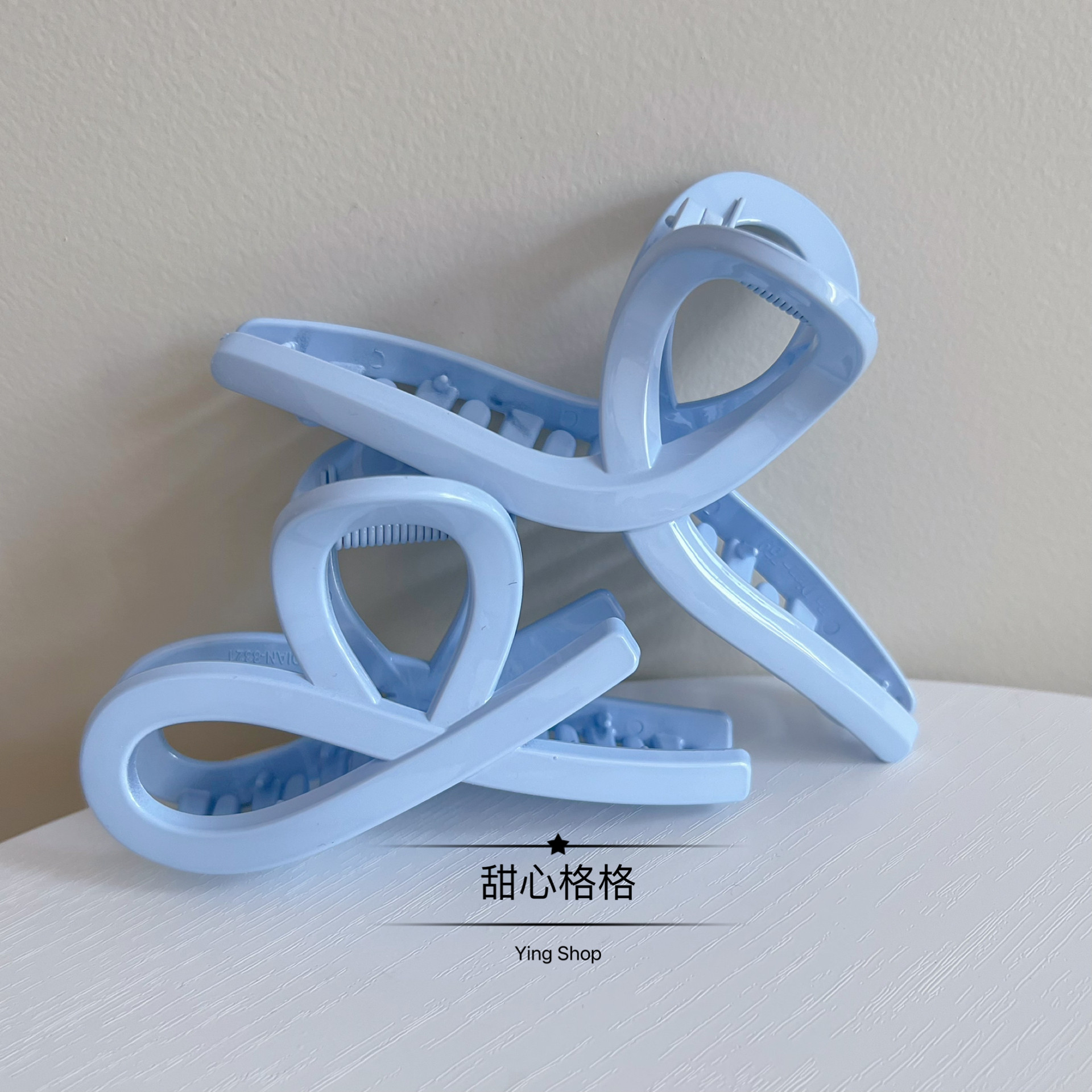 baby蓝绝绝子~颜色巨好看的抓夹