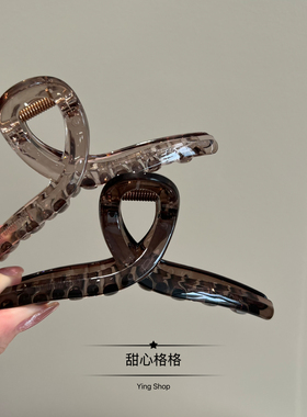 发量少11cm抓夹~高级感韩国东大门中号鲨鱼夹后脑勺气质盘发发夹