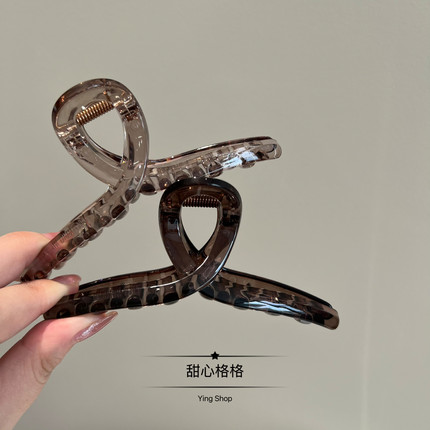 发量少11cm抓夹~高级感韩国东大门中号鲨鱼夹后脑勺气质盘发发夹