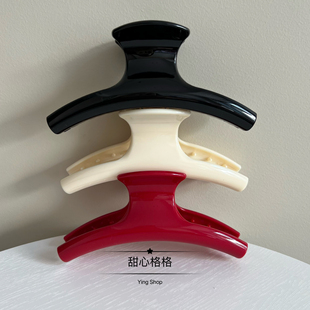 15cm超大号～韩国东大门新款衣架盘发抓夹发夹发量多鲨鱼夹发饰