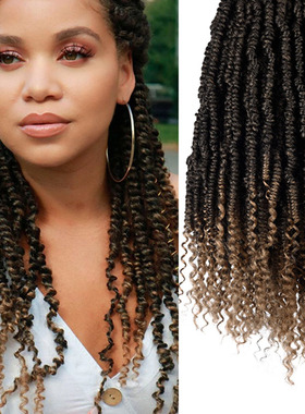 Spring Twist Crotchet Hair Extensions Fluffy 18