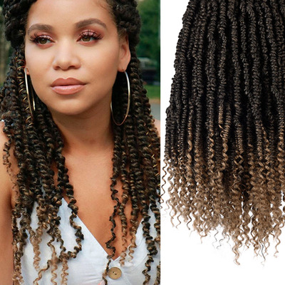 Spring Twist Crotchet Hair Extensions Fluffy 18