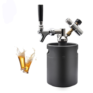 精酿啤酒桶打酒器放酒系统keg growler带水龙头304不锈钢酒炮吧台