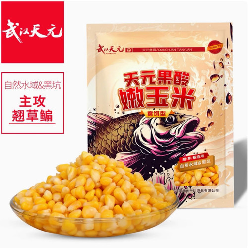 天元果酸嫩玉米粒饵料窝饵发酵打窝料老坛五谷杂粮鱼饵0