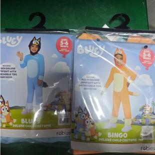 #儿童齐码布鲁伊 宾果 BLUEY BINGO 角色扮演 万圣节 Cosplay