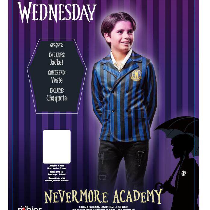 #男童 星期三奈弗莫尔学院院服 Nevermore Academy school