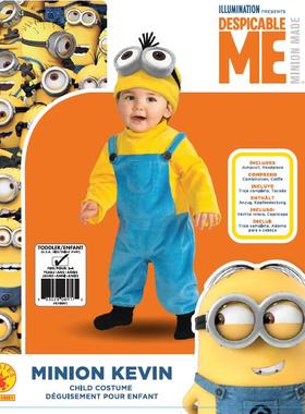 2-3岁小黄人背带裤套装 KEVIN MINION 角色扮演