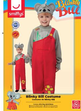 #儿童眨眼睛比尔 外单 Blinky Bill 树袋熊 演出服Cosplay