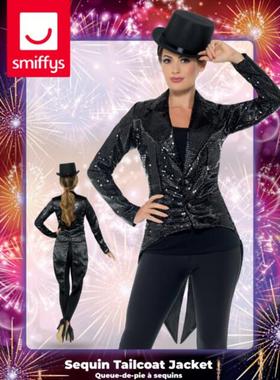 #女士亮片燕尾服 Lady Sequin Tailcoat Jacket