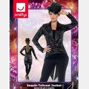 #女士亮片燕尾服 Lady Sequin Tailcoat Jacket