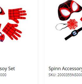 儿童配件套装 蜘蛛侠 幽灵蜘蛛格温  SPIDEY  SPINN GHOST SPIDER