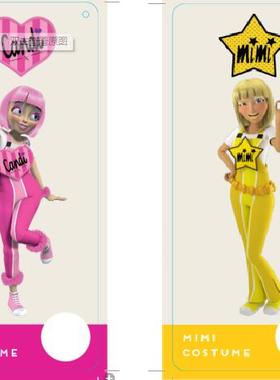 #3-4岁女童 Candi Mimi 动画片角色