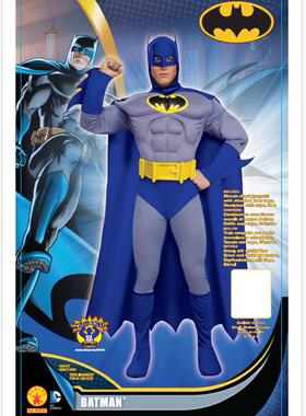 成人 带S码34-36码 蓝色豪华DC蝙蝠侠 Adult Batman