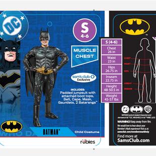 山姆会员商店包装 豪华DC蝙蝠侠 Batman