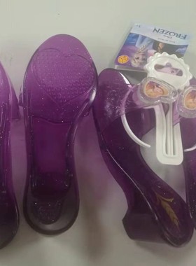 冰雪奇缘 安娜 爱莎 鞋子 高跟鞋 Anna ELsa shoes