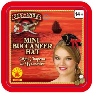 成人装饰小海盗帽 绅士帽 Mini Buccaneer Hat Top Hat