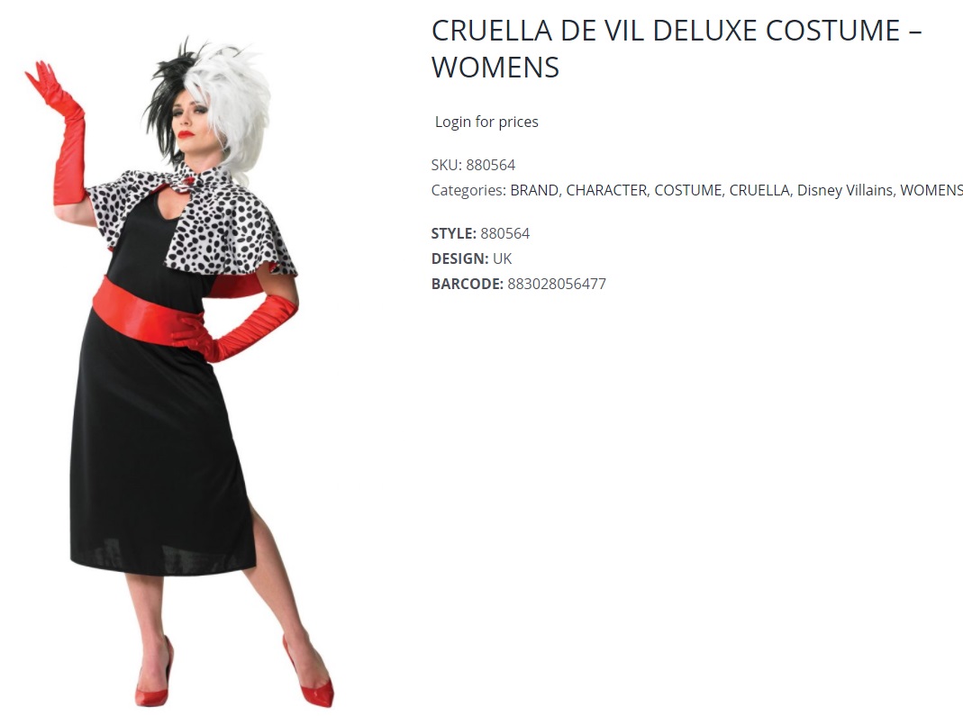 迪士尼101忠狗女巫库伊拉