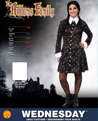 成人亚当斯一家2款 Wednesday Morticia The Addams Family