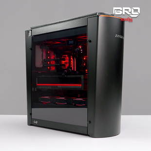 BRO兄弟水冷 迎广915黑色单CPU分体水冷华硕RTX5090夜神电脑主机