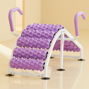 普拉提按摩瑜伽滚轮肌肉腰椎舒缓器瘦腿全身开背下腰倒立机拉