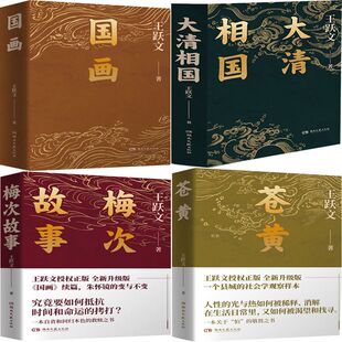 王跃文小说4册 国画、梅次故事、苍黄、大清相国 王跃文作品 作者:王跃文 官场小说