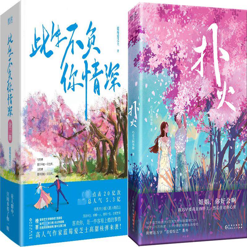 此生不负你情深+扑火共3册 作者:蓝莓爱芝士 等著 出版社:贵州人民出版社 青春言情小说