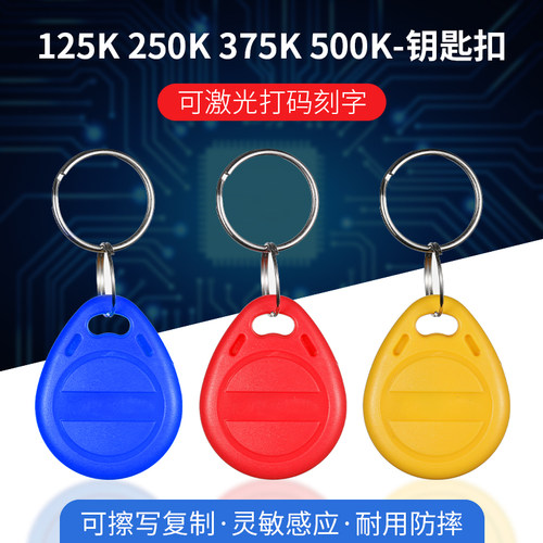 ID钥匙扣125KHZ门禁卡偏频250K