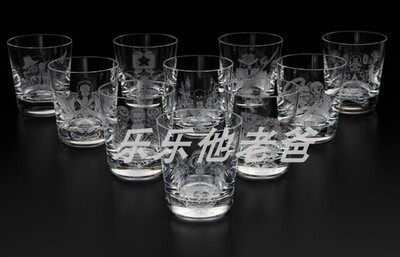 日本baccarat水晶威士忌酒杯