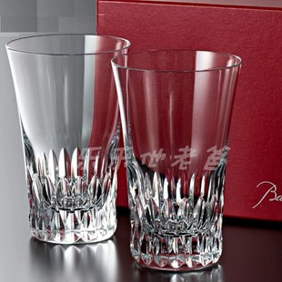 日本代购Baccarat/巴卡拉Vita 人生香槟啤酒水杯水晶杯对杯礼盒装