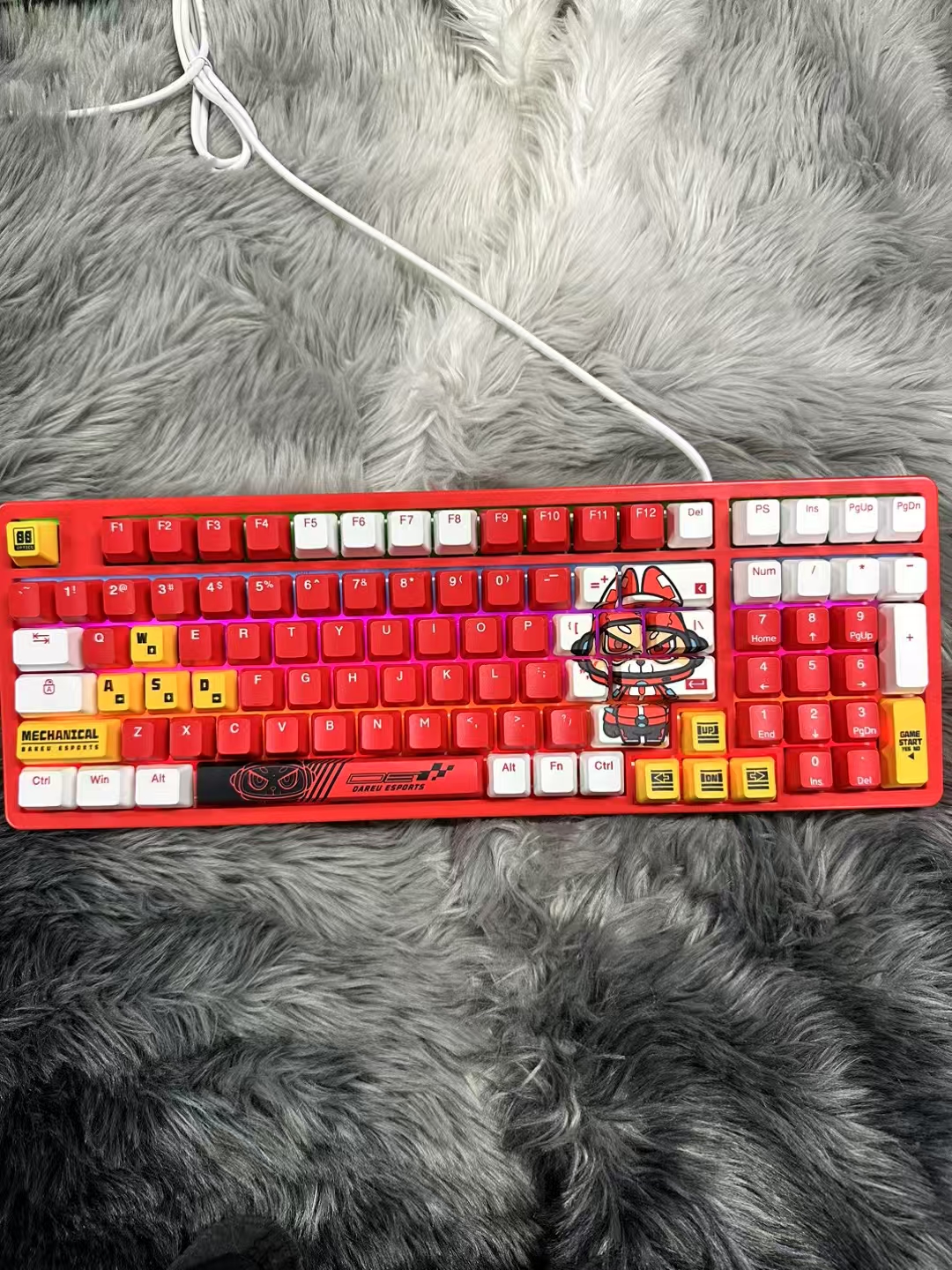 全新原装达尔优天狼星ck100pro红外插拔机械键盘网吧同款