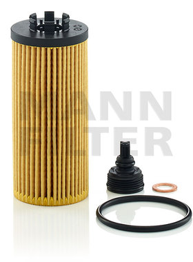 曼牌机滤HU6012ZKIT 适配宝马B38B48引擎 (MANN壳体)2017.5后