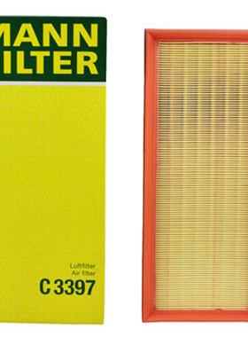 曼牌空滤C3397 (需买2个)  适用于奔驰M278/M157  AMG CLS