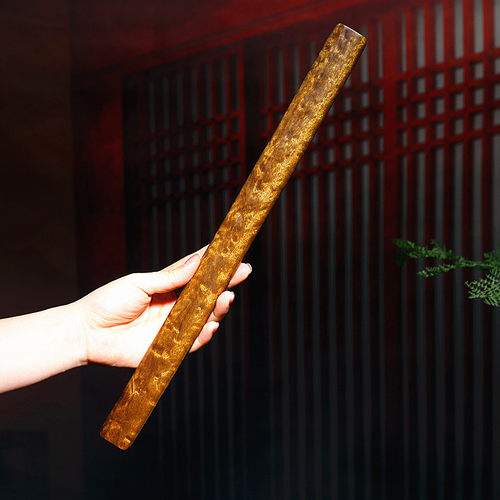 金丝楠木水波龙胆纹家用摆设戒尺教尺 阴沉教师定制教鞭雕刻礼品