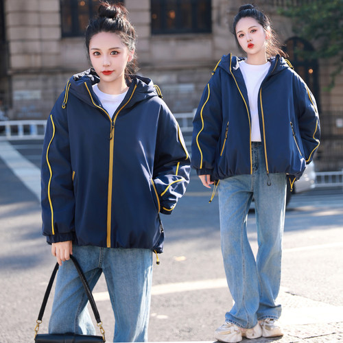 胖MM新款防水帅气减龄大码棉服潮