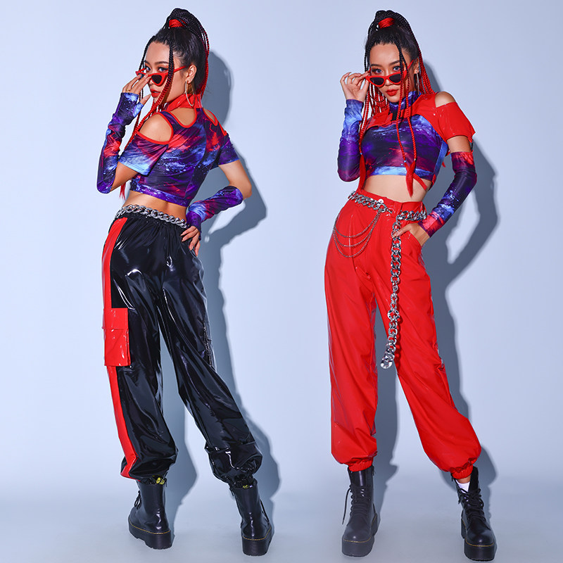 促销舞依芭酒吧ds演出服装夜店gogo领舞服DJ爵士团体练功服套装女