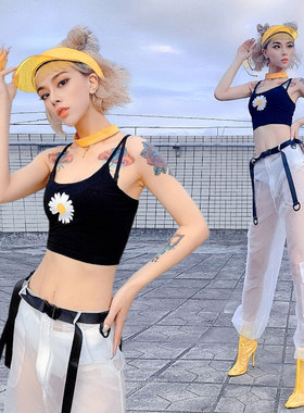 舞依芭酒吧ds演出服新款嘻哈套装