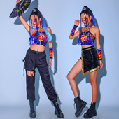 女 走秀爵士团体舞表演服装 促销 夜场性感ds演出服夜店gogo领舞服装