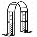 新款 庭院别墅园艺景区民宿花园花门架 铁艺拱门花架爬藤架户外月季