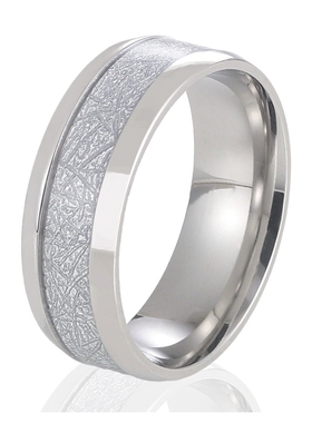 欧美时尚情侣戒指不锈钢