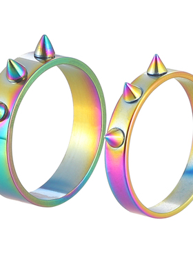 男女通用不锈钢个性钉子戒指