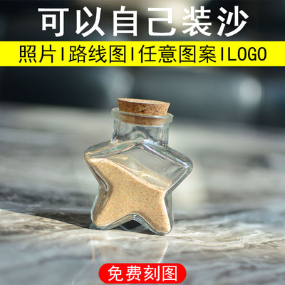 可以沙漠装沙子的自制作沙漏空瓶