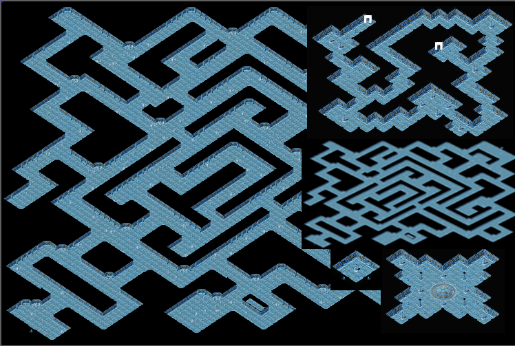 传奇复古 高清冰宫套图5 张 独立套图集成地砖 完整封边DT404