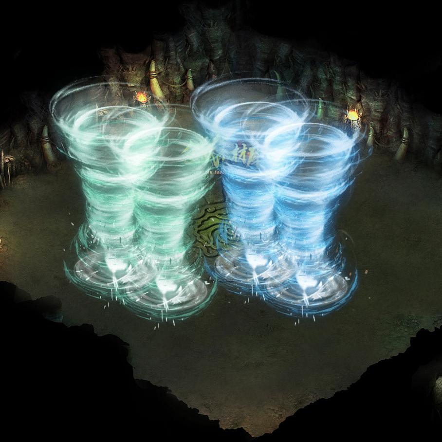 传奇技能素材  全屏风暴龙卷风 系列 目标型 高清 PNG格式 Y3075