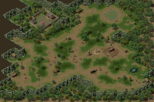 传奇地砖地图素材 重制版 卧龙山庄 高清独立地砖 完整封边hero1